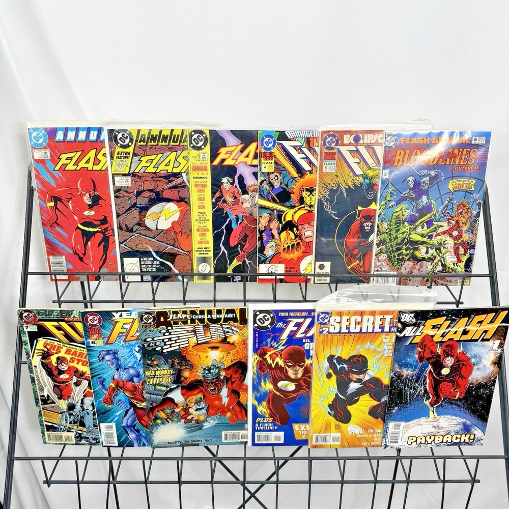 Flash Annuals 1-8‎ 12 & Secret Files Origin 1-2 All Flash #1  Lot (Volume 2 DC)